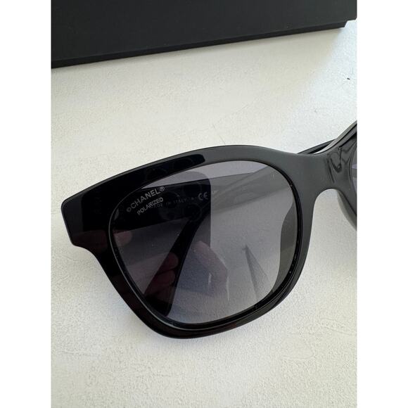 CHANEL 5482h  Square Sunglasses Acetate & Glass Pearls polarized - Picture 8 of 12